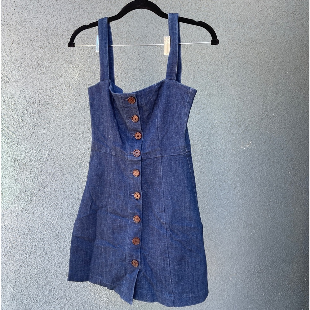 Capulet Denim Button Up Mini Dress